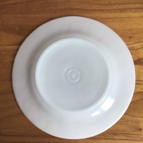 Vintage Federal Glass Golden Bamboo Dinner Plates - Set of 2 - Picture 6 of 7